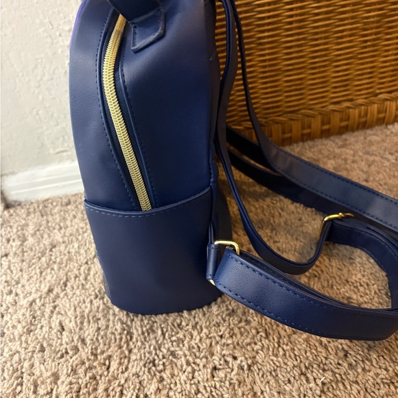 Loungefly Ariel Silhouette Mini Backpack in Blue, Purple, Pink - Picture 2 of 4